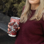 Personalized St George Illawarra Dragons Tumbler Cup Aboriginal Dot Art - Dreamtime Rugby Mascot