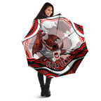 Personalized St George Illawarra Dragons Umbrella Aboriginal Dot Art - Dreamtime Rugby Mascot