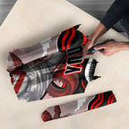 Personalized St George Illawarra Dragons Umbrella Aboriginal Dot Art - Dreamtime Rugby Mascot