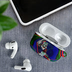 Personalized New Zealand Warriors AirPods Case Aboriginal Dot Art - Dreamtime Rugby Mascot