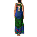 Personalized New Zealand Warriors Family Matching Tank Maxi Dress and Hawaiian Shirt Aboriginal Dot Art - Dreamtime Rugby Mascot
