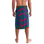 Personalized New Zealand Warriors Lavalava Aboriginal Dot Art - Dreamtime Rugby Mascot