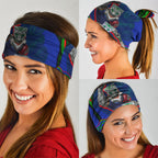 Personalized New Zealand Warriors Neck Gaiter Aboriginal Dot Art - Dreamtime Rugby Mascot