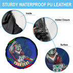 Personalized New Zealand Warriors Spare Tire Cover Aboriginal Dot Art - Dreamtime Rugby Mascot