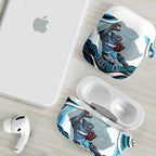 Personalized Cronulla Sutherland Sharks AirPods Case Aboriginal Dot Art - Dreamtime Rugby Mascot