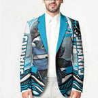Personalized Cronulla Sutherland Sharks Blazer Aboriginal Dot Art - Dreamtime Rugby Mascot