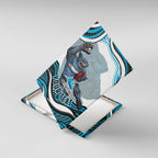 Personalized Cronulla Sutherland Sharks Canvas Wall Art Aboriginal Dot Art - Dreamtime Rugby Mascot