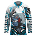 Personalized Cronulla Sutherland Sharks Hockey Jersey Aboriginal Dot Art - Dreamtime Rugby Mascot