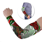 Personalized South Sydney Rabbitohs Arm Sleeves Aboriginal Dot Art - Dreamtime Rugby Mascot