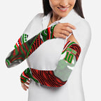Personalized South Sydney Rabbitohs Arm Sleeves Aboriginal Dot Art - Dreamtime Rugby Mascot