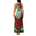 Personalized South Sydney Rabbitohs Family Matching Tank Maxi Dress and Hawaiian Shirt Aboriginal Dot Art - Dreamtime Rugby Mascot