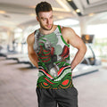 Personalized South Sydney Rabbitohs Men Tank Top Aboriginal Dot Art - Dreamtime Rugby Mascot