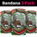 Personalized South Sydney Rabbitohs Neck Gaiter Aboriginal Dot Art - Dreamtime Rugby Mascot