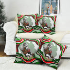 Personalized South Sydney Rabbitohs Pillow Cover Aboriginal Dot Art - Dreamtime Rugby Mascot