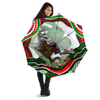 Personalized South Sydney Rabbitohs Umbrella Aboriginal Dot Art - Dreamtime Rugby Mascot