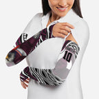 Personalized Manly Warringah Sea Eagles Arm Sleeves Aboriginal Dot Art - Dreamtime Rugby Mascot