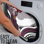 Personalized Manly Warringah Sea Eagles Bathroom Set Aboriginal Dot Art - Dreamtime Rugby Mascot