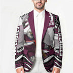Personalized Manly Warringah Sea Eagles Blazer Aboriginal Dot Art - Dreamtime Rugby Mascot