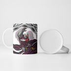 Personalized Manly Warringah Sea Eagles Ceramic Mug Aboriginal Dot Art - Dreamtime Rugby Mascot