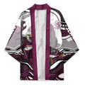 Personalized Manly Warringah Sea Eagles Kimono Aboriginal Dot Art - Dreamtime Rugby Mascot