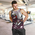 Personalized Manly Warringah Sea Eagles Men Tank Top Aboriginal Dot Art - Dreamtime Rugby Mascot