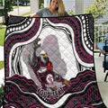 Personalized Manly Warringah Sea Eagles Quilt Aboriginal Dot Art - Dreamtime Rugby Mascot