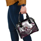 Personalized Manly Warringah Sea Eagles Shoulder Handbag Aboriginal Dot Art - Dreamtime Rugby Mascot