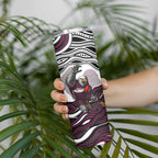 Personalized Manly Warringah Sea Eagles Skinny Tumbler Aboriginal Dot Art - Dreamtime Rugby Mascot