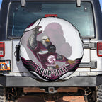 Personalized Manly Warringah Sea Eagles Spare Tire Cover Aboriginal Dot Art - Dreamtime Rugby Mascot