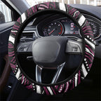 Manly Warringah Sea Eagles Steering Wheel Cover Aboriginal Dot Art - Dreamtime Rugby Mascot