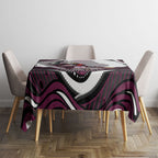 Personalized Manly Warringah Sea Eagles Tablecloth Aboriginal Dot Art - Dreamtime Rugby Mascot