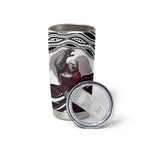 Personalized Manly Warringah Sea Eagles Tumbler Cup Aboriginal Dot Art - Dreamtime Rugby Mascot