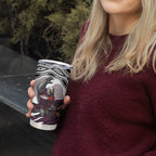 Personalized Manly Warringah Sea Eagles Tumbler Cup Aboriginal Dot Art - Dreamtime Rugby Mascot