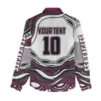 Personalized Manly Warringah Sea Eagles Women Casual Shirt Aboriginal Dot Art - Dreamtime Rugby Mascot