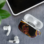 Personalized Brisbane Broncos AirPods Case Aboriginal Dot Art - Dreamtime Rugby Mascot
