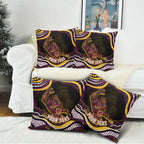 Personalized Brisbane Broncos Pillow Cover Aboriginal Dot Art - Dreamtime Rugby Mascot