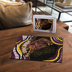 Personalized Brisbane Broncos Puzzle Aboriginal Dot Art - Dreamtime Rugby Mascot