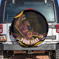 Personalized Brisbane Broncos Spare Tire Cover Aboriginal Dot Art - Dreamtime Rugby Mascot