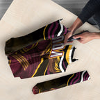 Personalized Brisbane Broncos Umbrella Aboriginal Dot Art - Dreamtime Rugby Mascot