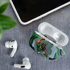 Personalized Canberra Raiders AirPods Case Aboriginal Dot Art - Dreamtime Rugby Mascot