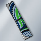 Personalized Canberra Raiders Auto Sun Shade Aboriginal Dot Art - Dreamtime Rugby Mascot