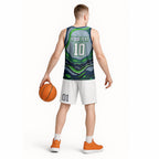 Personalized Canberra Raiders Basketball Jersey Aboriginal Dot Art - Dreamtime Rugby Mascot
