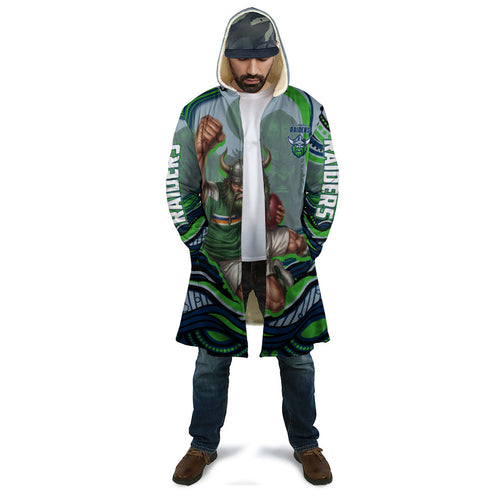 Personalized Canberra Raiders Cloak Aboriginal Dot Art - Dreamtime Rugby Mascot