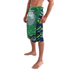 Personalized Canberra Raiders Lavalava Aboriginal Dot Art - Dreamtime Rugby Mascot