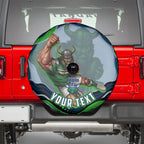 Personalized Canberra Raiders Spare Tire Cover Aboriginal Dot Art - Dreamtime Rugby Mascot