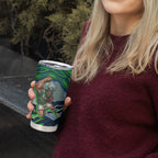 Personalized Canberra Raiders Tumbler Cup Aboriginal Dot Art - Dreamtime Rugby Mascot