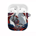 Personalized Newcastle Knights AirPods Case Aboriginal Dot Art - Dreamtime Rugby Mascot