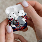 Personalized Newcastle Knights AirPods Case Aboriginal Dot Art - Dreamtime Rugby Mascot