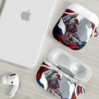 Personalized Newcastle Knights AirPods Case Aboriginal Dot Art - Dreamtime Rugby Mascot