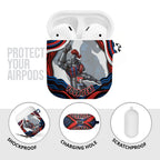 Personalized Newcastle Knights AirPods Case Aboriginal Dot Art - Dreamtime Rugby Mascot